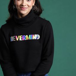 DressBerry Printed Turtle Neck Crop Sweatshirt-picture-22