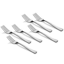 FnS Venice Silver Stainless Steel Dinner Fork - Set of 6-46