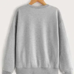 Vimal Jonney Grey Fleece Regular Fit Sweatshirt-picture-6
