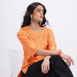 Anouk Rustic Self Striped Kurti-55