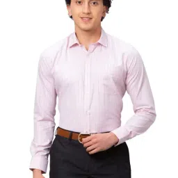 Park Avenue Soft Red Slim Fit Checks Shirt-image-46