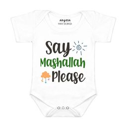 Arvesa Say Mashallah Please Printed Bodusuit-image-3