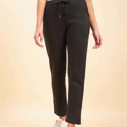 Sweet Dreams Black Mid Rise Sports Track Pants-image-59