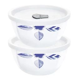 Larah by Borosil White Opalware Bowl - Set of 2-40