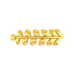 P.C Chandra Jewellers 14k Yellow Gold Lovely Alluring Leaf Branch Design Thumb Ring-picture-43