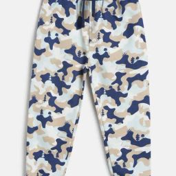 MINIKLUB Kids Multicolor Camouflage Joggers-image-31