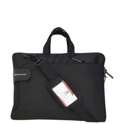 Swiss Military Black Solid Small Laptop Messenger Bag-image-17