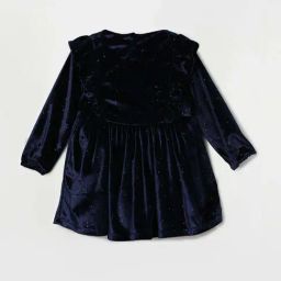 Fame Forever by Lifestyle Kids Navy Printed Full Sleeves Dress-picture-19