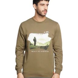 Wildcraft Olive Round Neck Sweatshirt-image-89