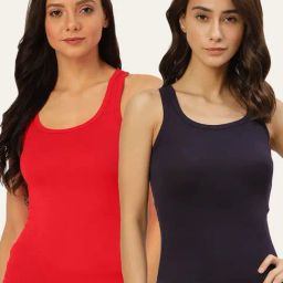 Lady Lyka Multicolor Camisole (Pack of 2)-image-92