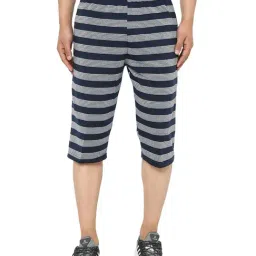 Vimal Jonney Navy Regular Fit Capris-image-90