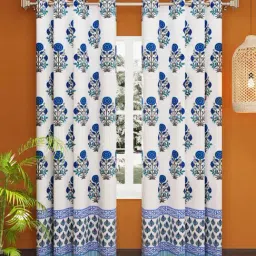 Living Roots Jaipuri Multicolor Cotton 7 ft Door Curtain-image-66