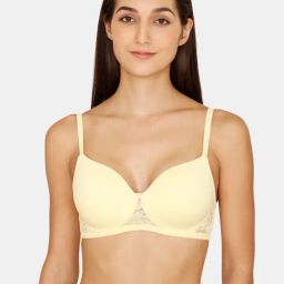 Zivame Yellow Half Coverage Padded Bra-image-15