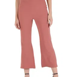 Trend Arrest Pink Bootcut Pants-image-44