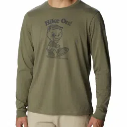 Columbia Men Green Apres Lifestyle Graphic Long Sleeve T-Shirt-image-52