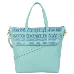Baggit Blue Printed Medium Tote Handbag-picture-15