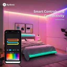 BytBots 5 m Magic RGBIC Smart LED Wi-Fi Strip Lights with App & Voice Controlled RGB Dimmable image 5