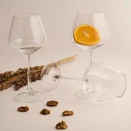 BlackCarrot TransparentLead Free Glass Wine Glasses - Set of 6-67