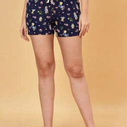 Dreamz by Pantaloons Navy Cotton Printed Shorts-picture-28