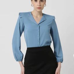 Van Heusen Blue Regular Fit Shirt-image-60