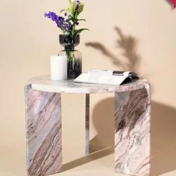 Muun Home Brown Helios Marble Table-picture-45