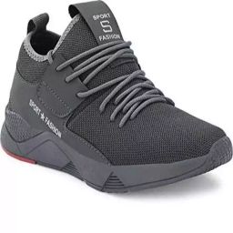 Wonker Steel Toe Safety Shoes High Ankle PVC Sole Grey Full Grain Leather Size UK 9, 6287 -9-image-6