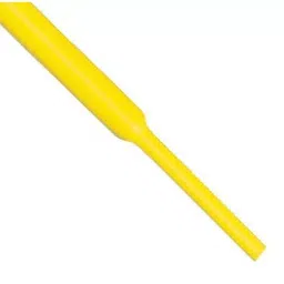 RAYCHEM - TE CONNECTIVITY HEATSHRINK, 4.8MM, YELLOW, 1.2M, RNF-100-3/16-4-STK-24