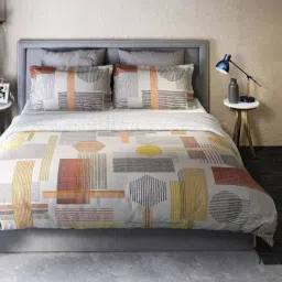 DDECOR Live beautiful Multicolor Cotton Geometric Dohar-image-11
