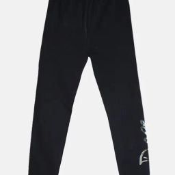 Kiddopanti Kids Black Printed Leggings-image-34