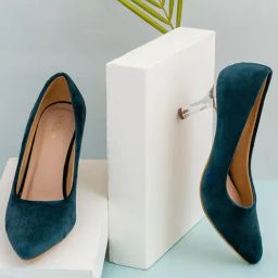 Shezone  Women's Ocean Blue Stiletto Pumps-image-26