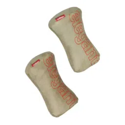 Elegant Active 30x20x10cm Memory Foam Beige Car Neck Rest Pillow (Pack of 2)-5