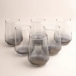 BlackCarrot BlackLead Free Glass Glasses - Set of 6-17