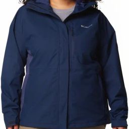 Columbia Collegiate Navy Plain Rain Jacket-picture-7