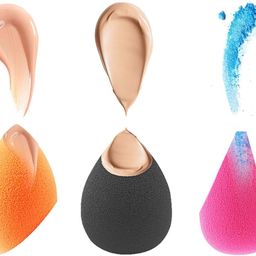 Lenon Set Of 5 Piece Blender Sponge & Oval Brush With Brush Cleaner-14