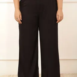 Amydus Women Flared High-Rise Trousers-image-99