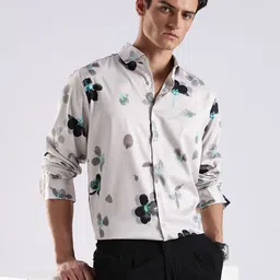 Guns & Sons Club Floral Printed Spread Collar Casual Shirt-picture-13