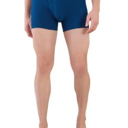 Park Avenue Dark Blue Regular Fit Trunks-picture-15