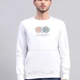 Rock.It White Regular Fit Printed Sweatshirt-image-5