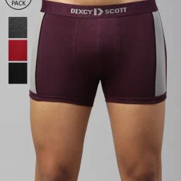 Dixcy Scott Maximus Multi Regular Fit Trunks - Pack Of 4-picture-16
