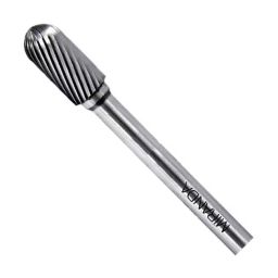 MIRANDA TOOLS Tungsten Carbide Rotary Burr Cylindrical Radius End Shape Double Cut, Head Diameter 8 mm and Overall Length 70 mm, BM2-picture-48