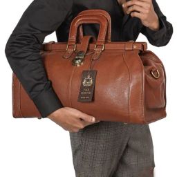 Hidesign Icon Tan Medium Duffle Bag-46