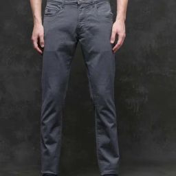 Rare Rabbit Grey Slim Fit Fit Solid Jeans-image-64