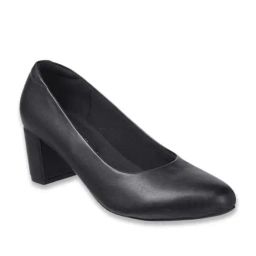 Metro Women's Black Casual Pumps-image-101