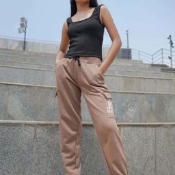 Nap Chief Unisex Brown Cotton Printed Track Bottoms & Joggers-image-65