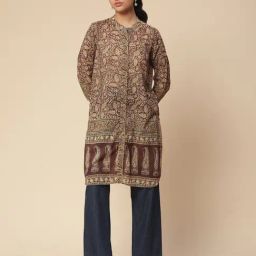 aarke Ritu Kumar Brown Printed Kurta-image-27