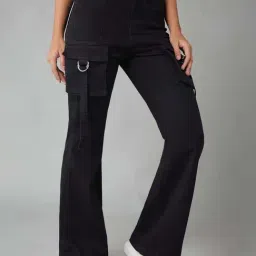 Dolce Crudo Black Flared Fit Jeans-picture-28