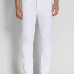 American Eagle White Slim Fit Jeans-picture-28