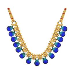 Joyalukkas 22k (916) Serene Wave Ombre Gold Necklace For Women-image-31