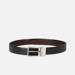 Peter England Men Tang Closure Textured Reversible Formal Belt-image-87