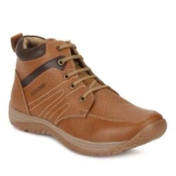 Red Chief Men's Tan Derby Boots-image-93